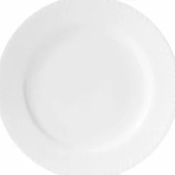Rhombe Tallerken 21cm Hvit, Lyngby Porselæn