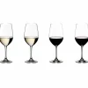 Riesling/Zinfandel vinglass 270-årsjubileum, 4-pakning