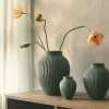 Ripple Celadon Vase 27 cm, grønn
