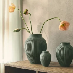 Ripple Celadon Vase 27 cm, grønn