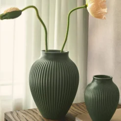 Ripple Celadon Vase 27 cm, grønn