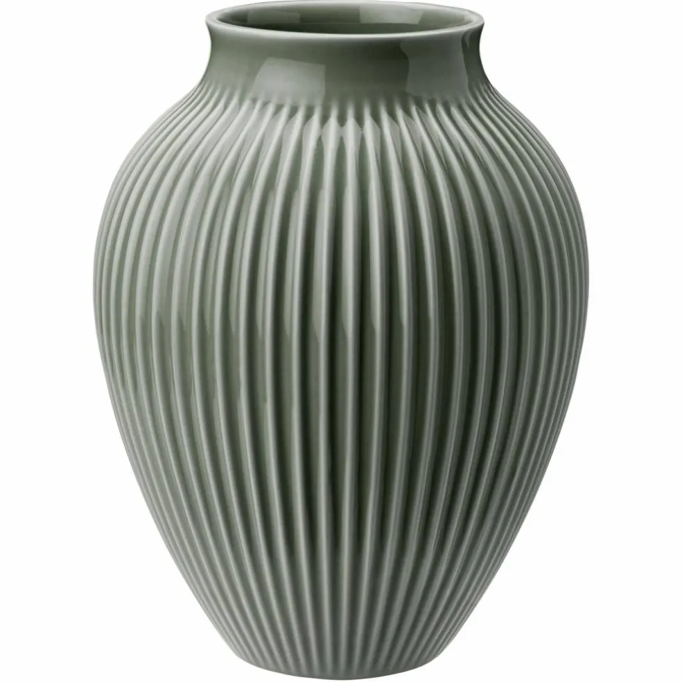 Ripple Celadon Vase 27 cm, grønn