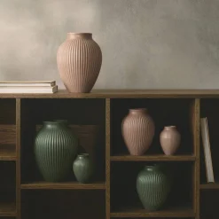 Ripple Celadon Vase 27 cm, grønn