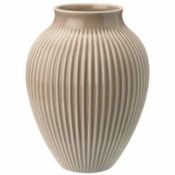 Ripple Mat Vase 27 cm, lys rosa