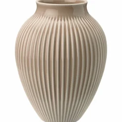 Ripple Mat Vase 20 cm, lys rosa