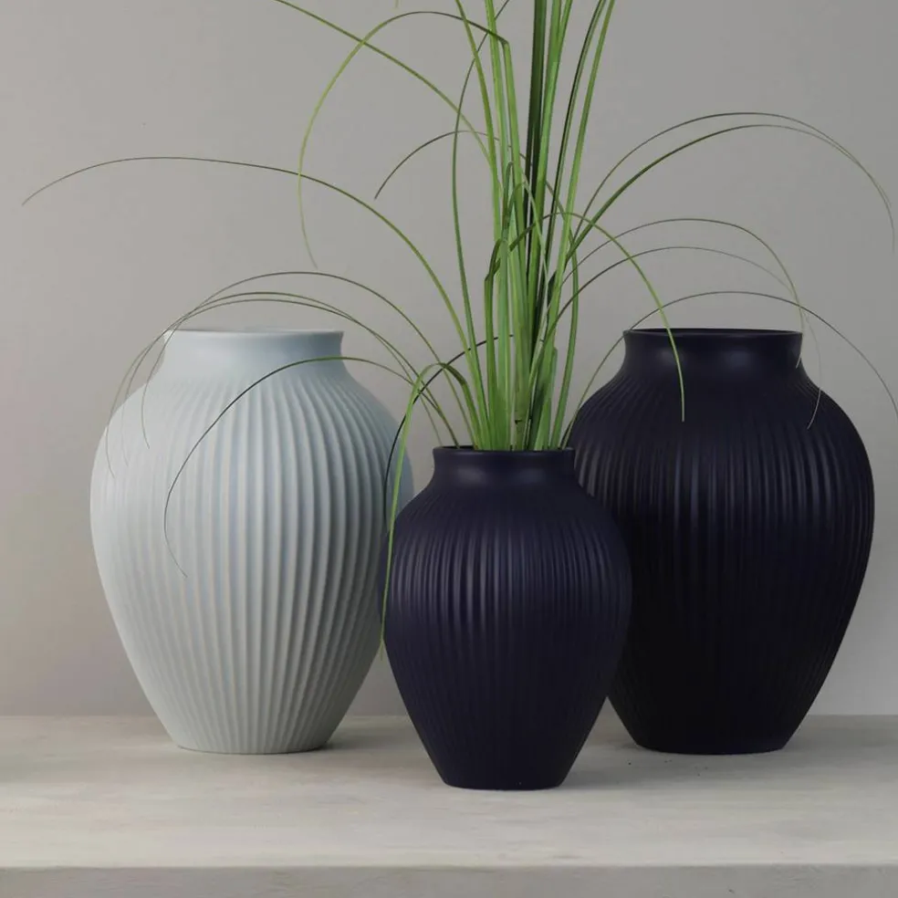 Ripple vase 27 cm, ice blue