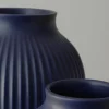 Ripple vase 20 cm, matt ice blue