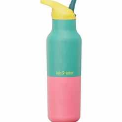 Rise Classic drikkeflaske med sportslokk 473 ml, Turquoise Kaleidoscope