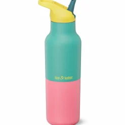Rise Classic drikkeflaske med sportslokk 473 ml, Turquoise Kaleidoscope