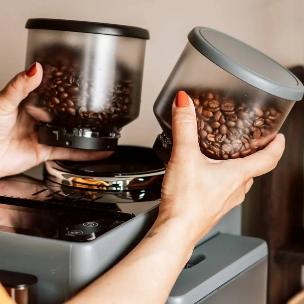 Rivelia EXAM440.55.G Helautomatisk kaffemaskin, grå