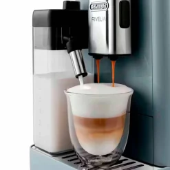 Rivelia Helautomatisk kaffemaskin, hvit & 2 stk kaffebønner DLSC600