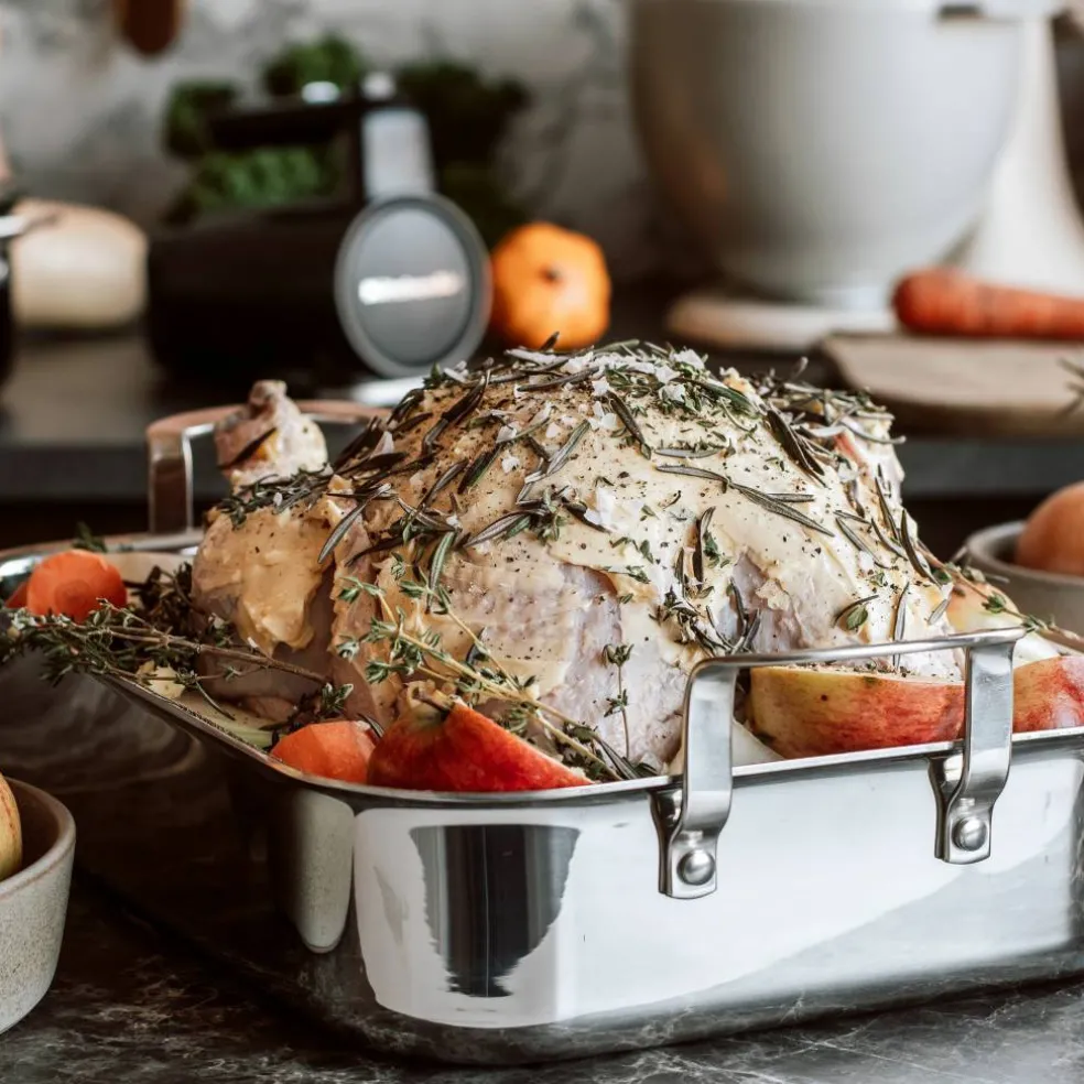 Roaster langpanne med rist 35,5x26 cm