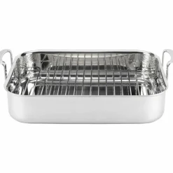 Roaster langpanne med rist 35,5x26 cm