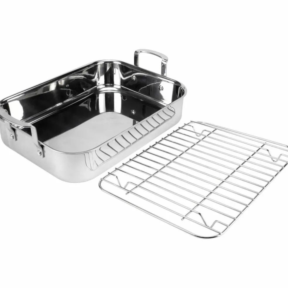 Roaster langpanne med rist 35,5x26 cm