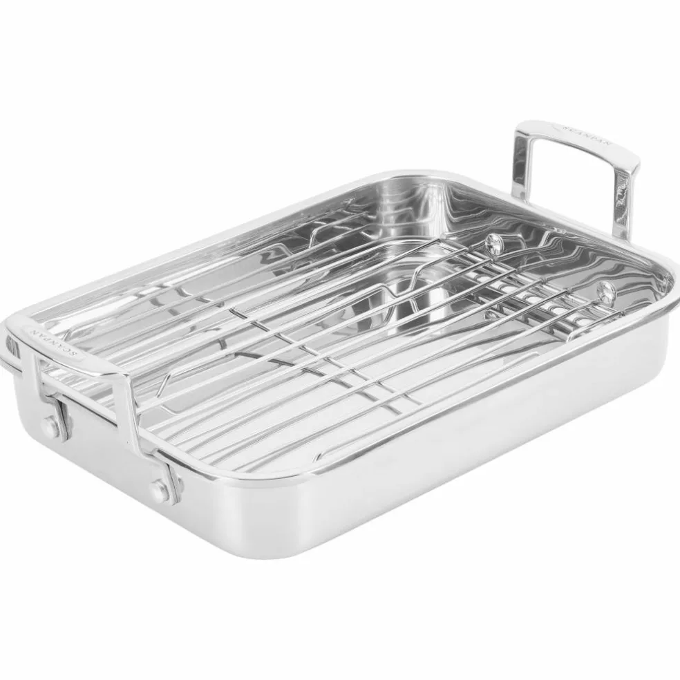Roaster med rist 42 x 26 cm