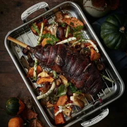 Roaster med rist 42 x 26 cm