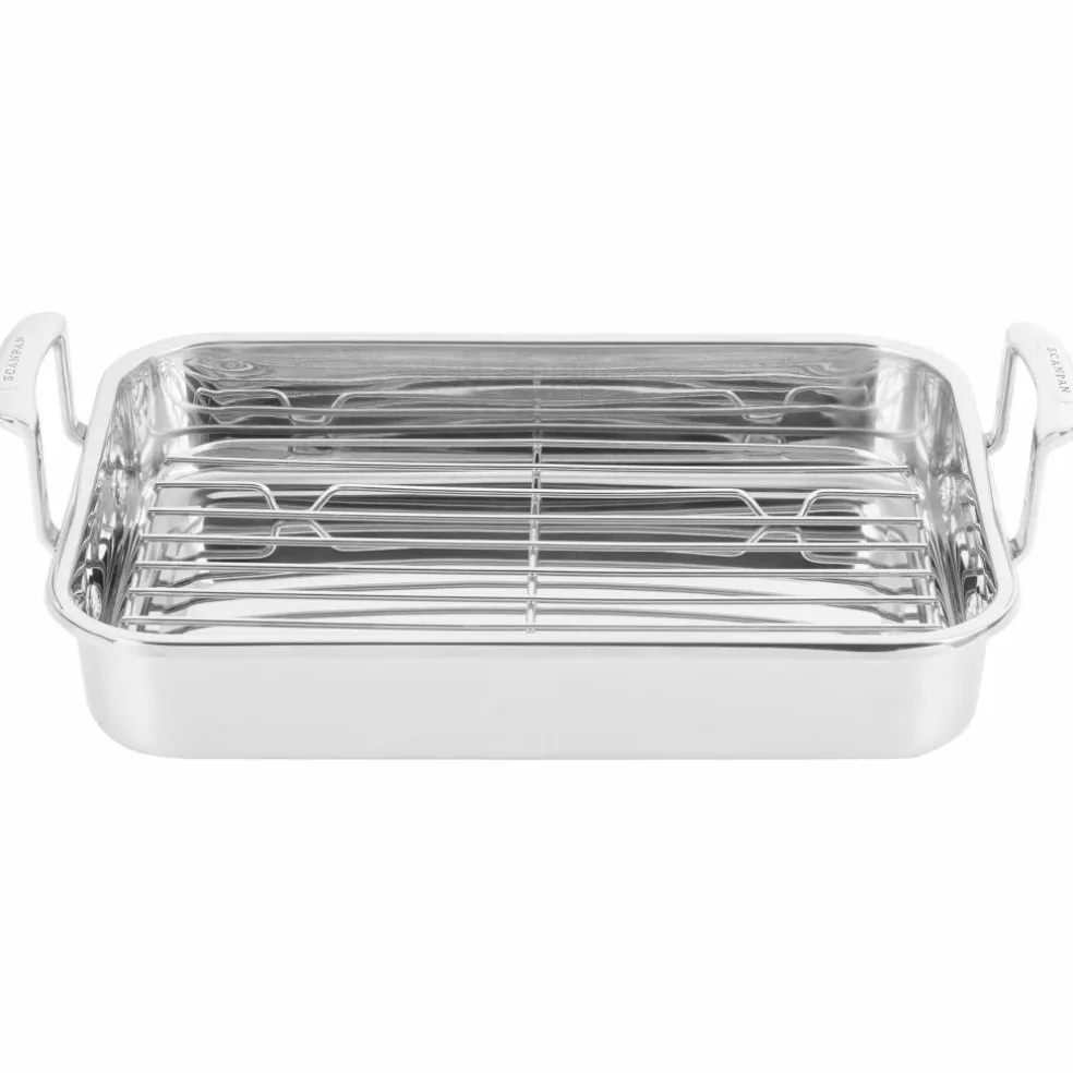 Roaster med rist 42 x 26 cm