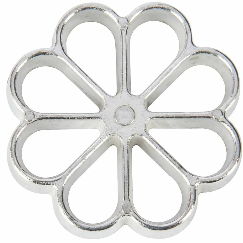 Rosettbakkelsjern sett med 3 Aluminium