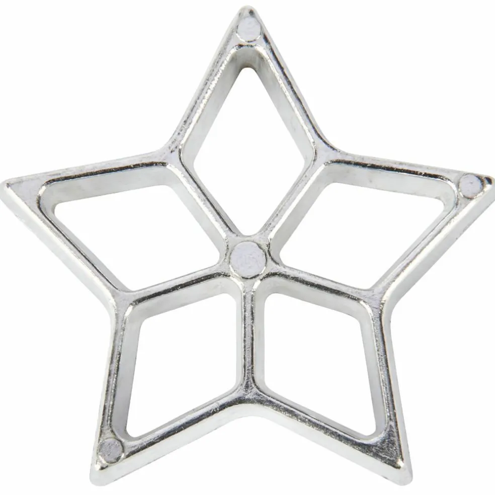 Rosettbakkelsjern sett med 3 Aluminium