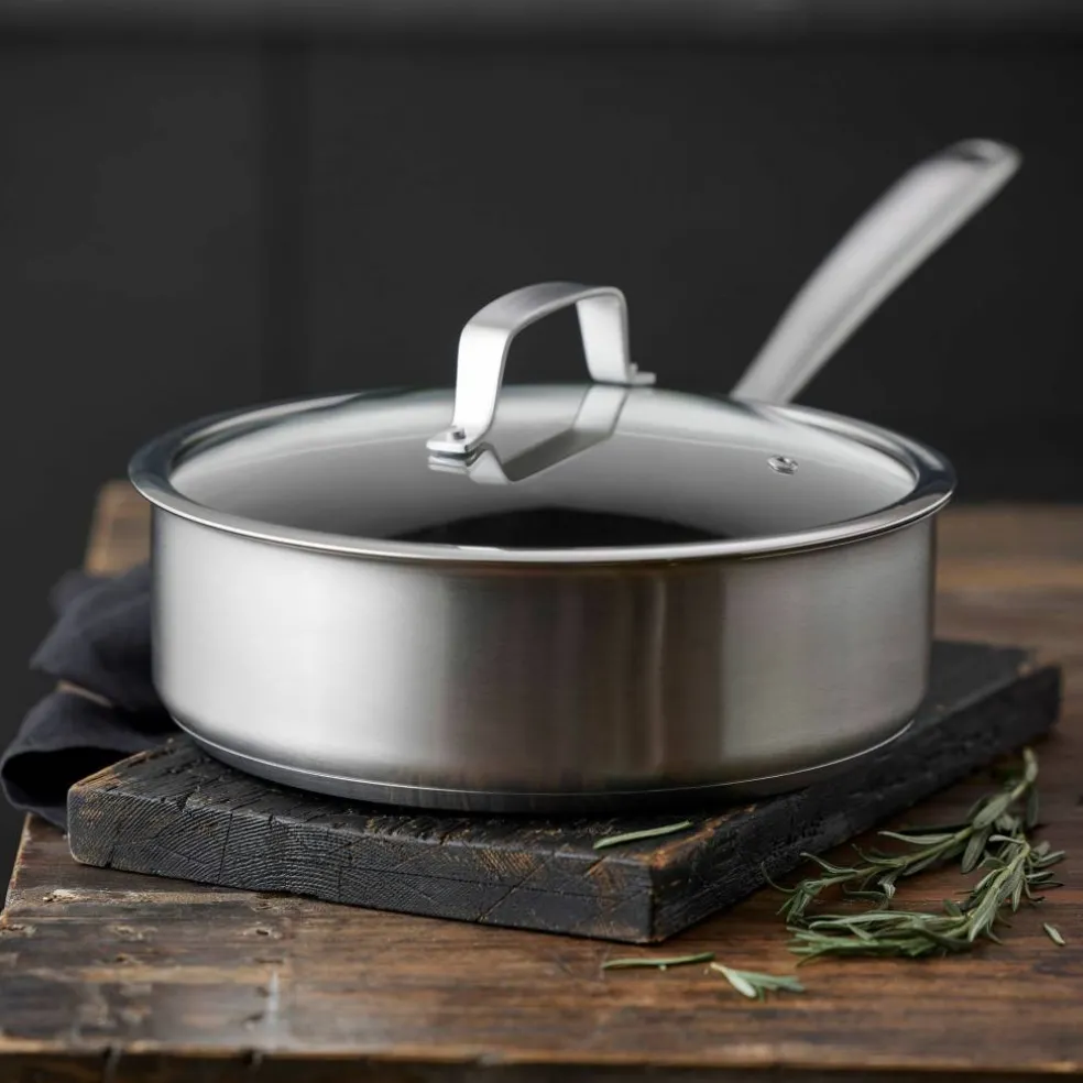 Roya traktørpanne 24 cm, rustfritt stål