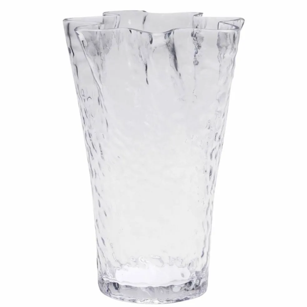 Ruffle vase, klar
