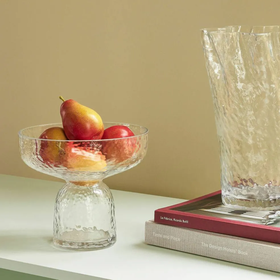 Ruffle vase, klar