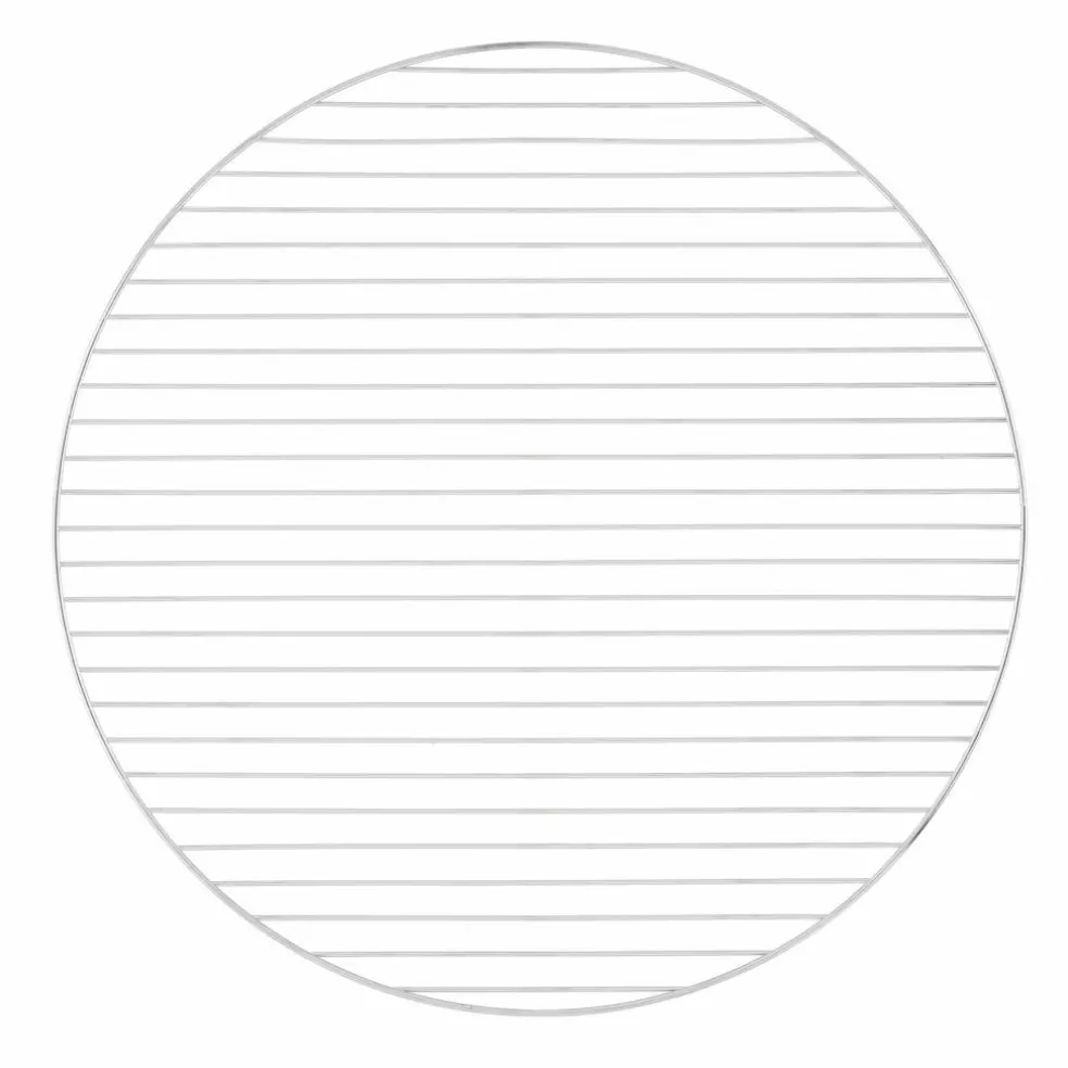 Rund grillrist 54,5 cm, rustfritt stål