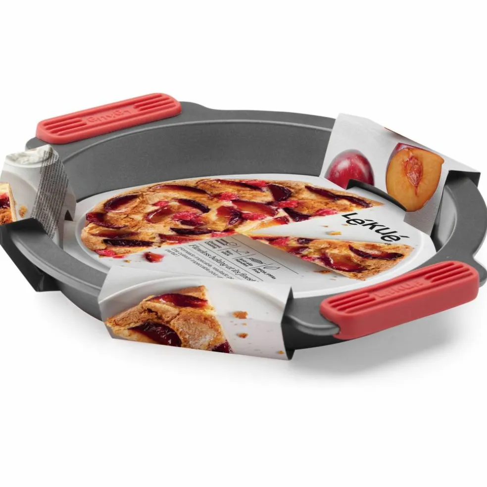Rund nonstick bakeform 28 cm, grå