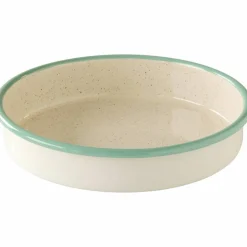 Rund ovnsform 24 cm, cream lux