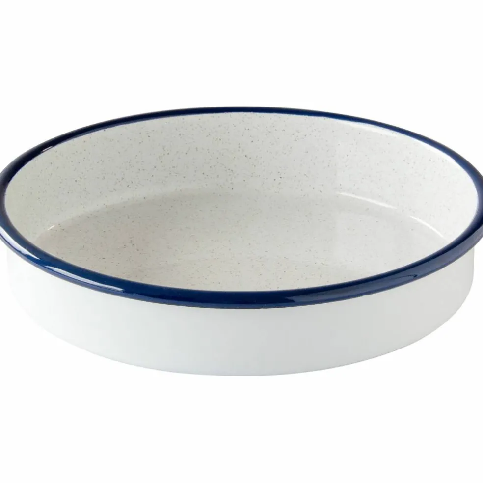 Rund ovnsform 28 cm, Kockums white