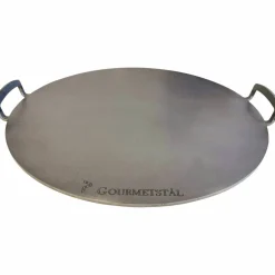 Rund pizzastål med grep, 49 cm