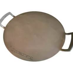 Rund pizzastål med grep, 33 cm