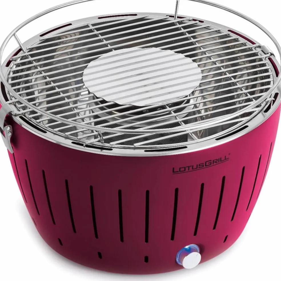Røykfri kullgrill Lilla