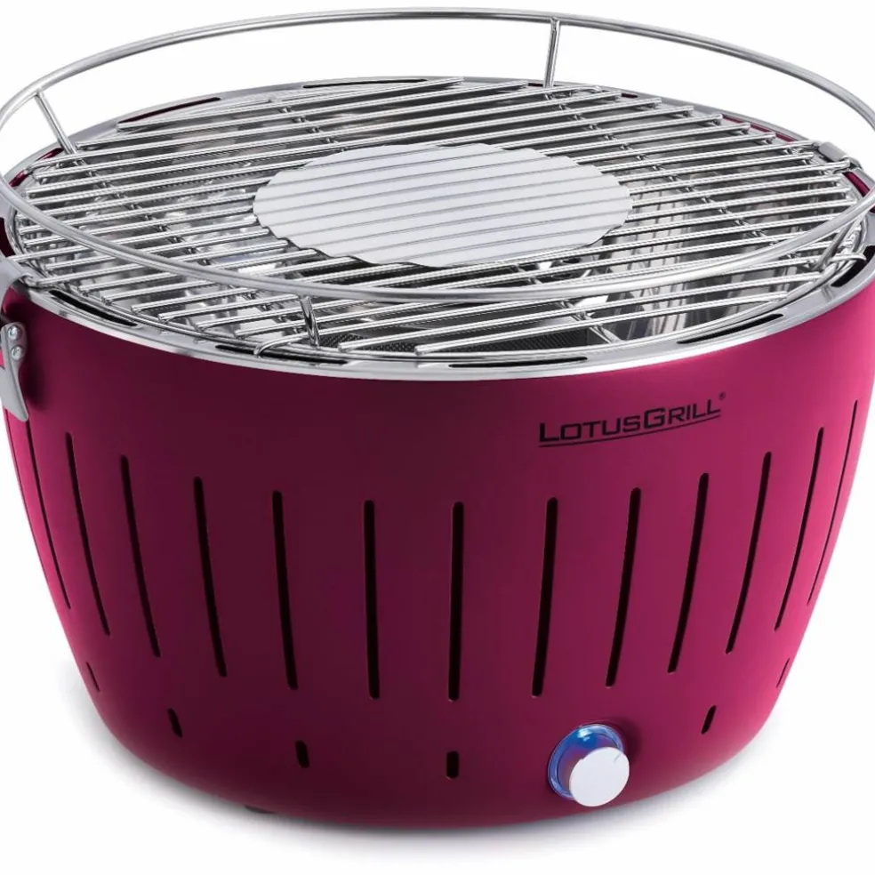 Røykfri kullgrill Lilla