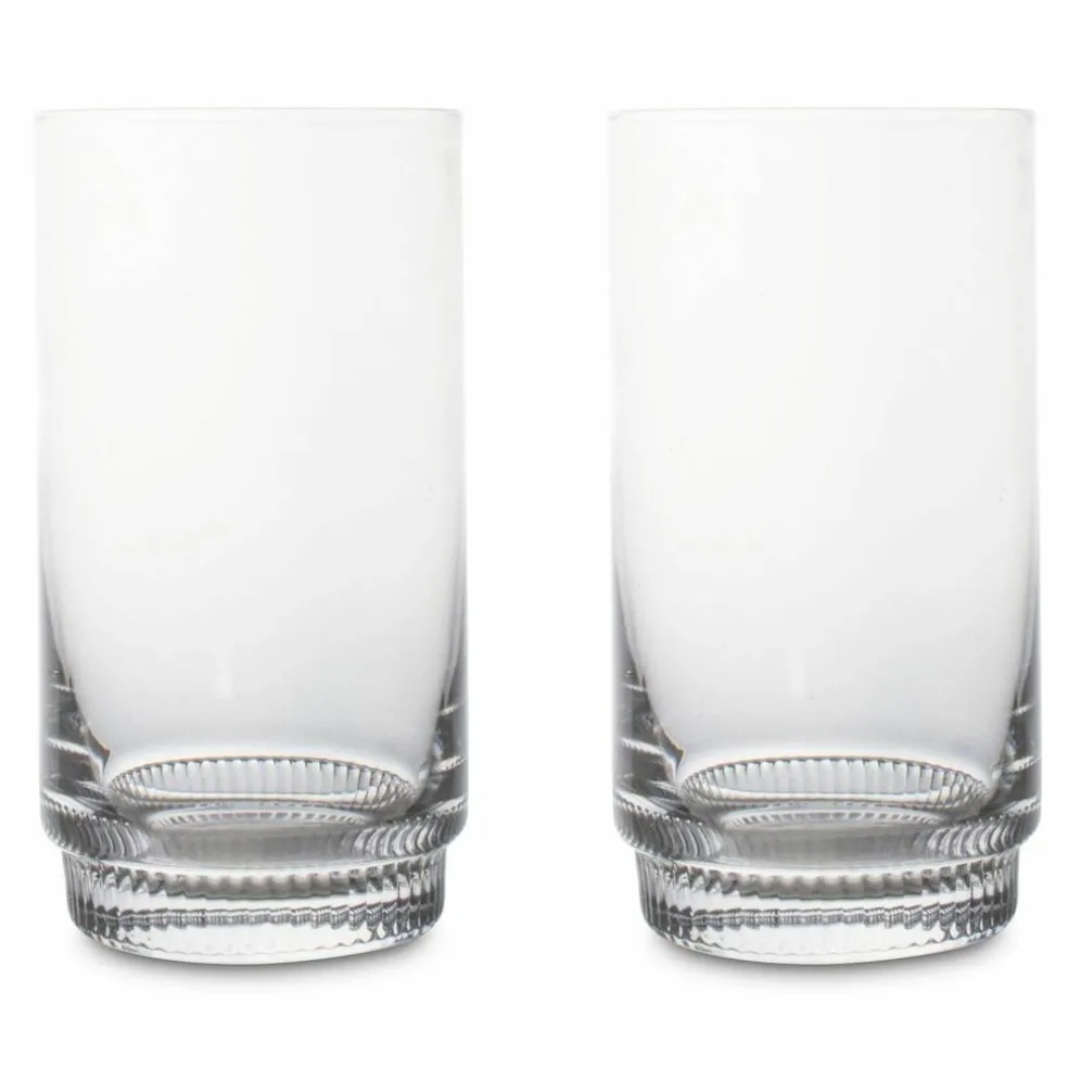 Saga høye tumbler glass, 2 pack