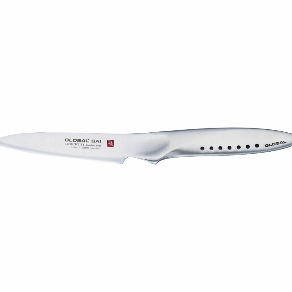 SAI-F01 Skrellekniv 9 cm Helsmidd Enkelstål