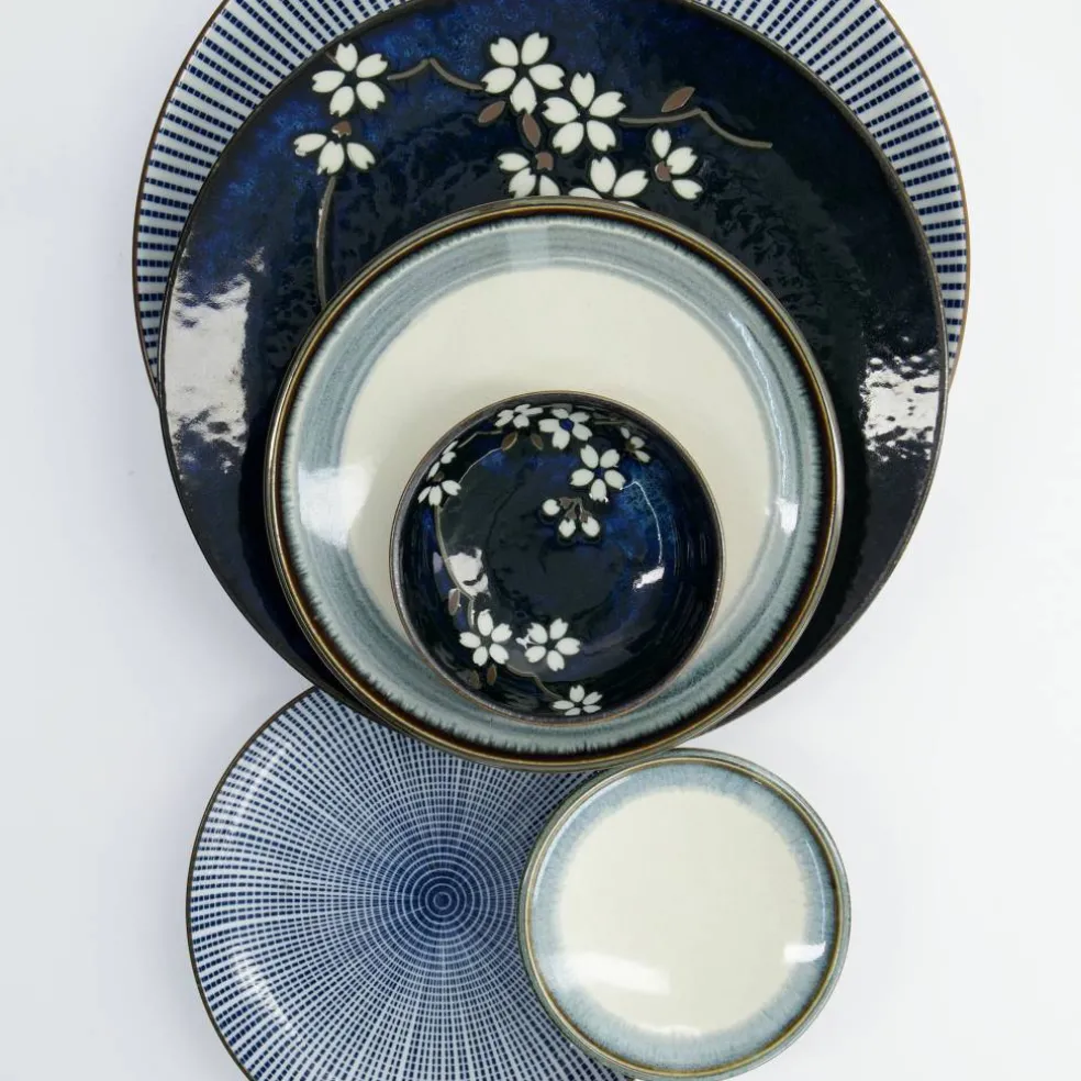 Sakura ramenskål 19 cm, cobalt blue