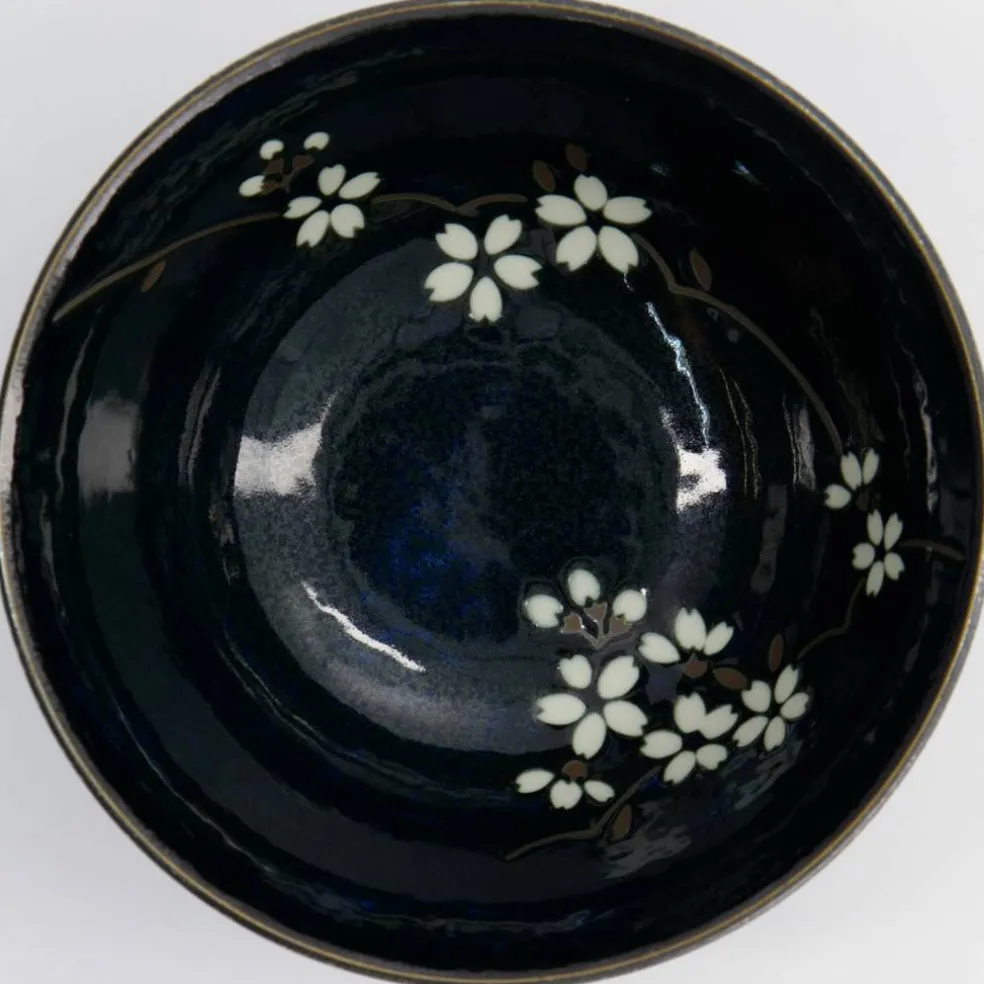 Sakura ramenskål 19 cm, cobalt blue