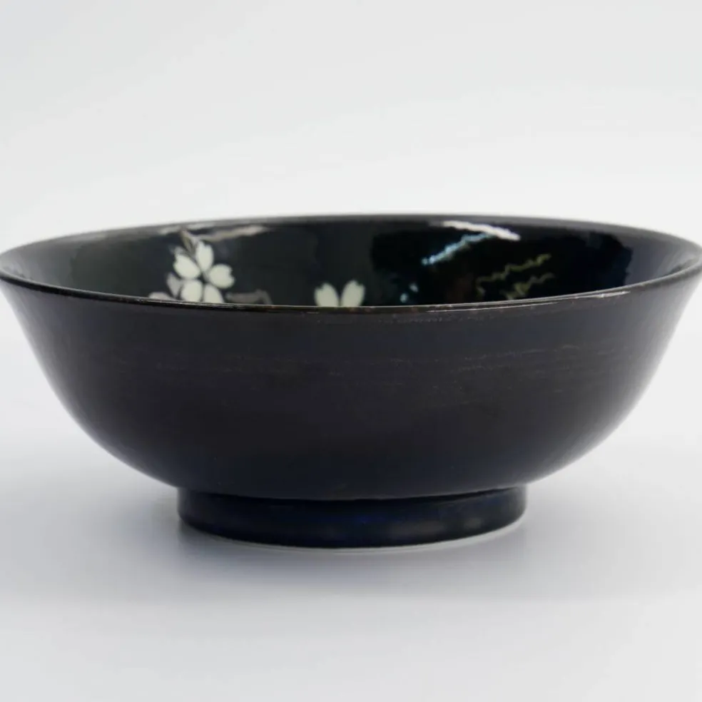 Sakura ramenskål 19 cm, cobalt blue