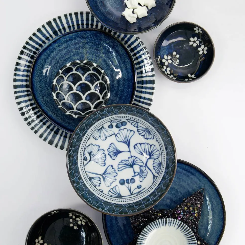 Sakura skål 12 cm, cobalt blue