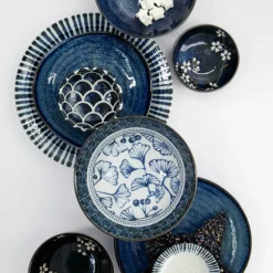 Sakura skål 9 cm, cobalt blue