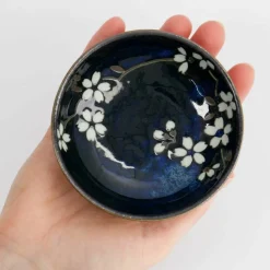 Sakura skål 9 cm, cobalt blue