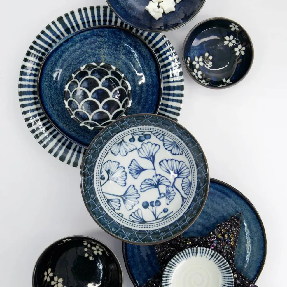 Sakura skål 14 cm, cobalt blue