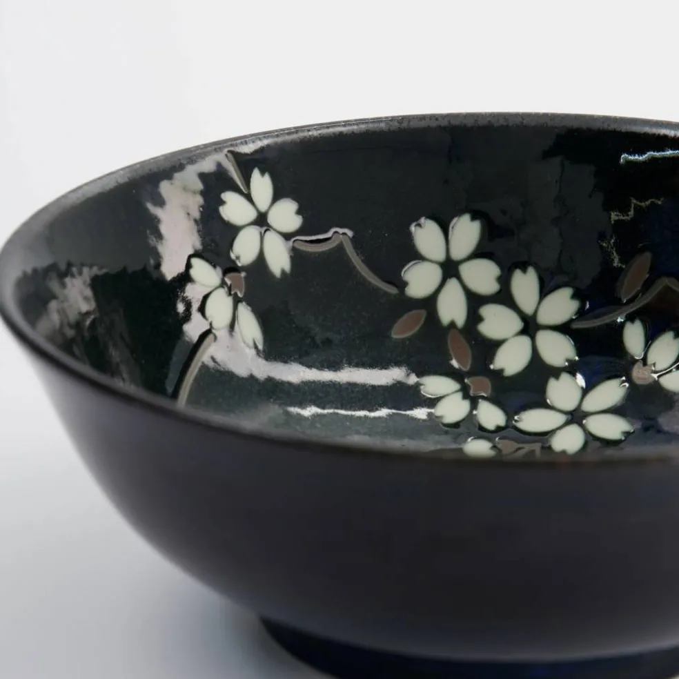 Sakura skål 14 cm, cobalt blue