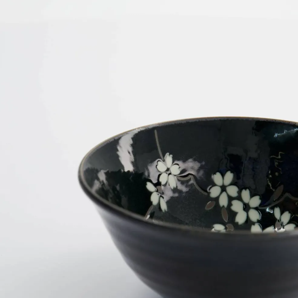 Sakura skål 14 cm, cobalt blue