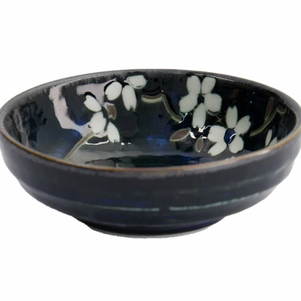 Sakura skål 14 cm, cobalt blue