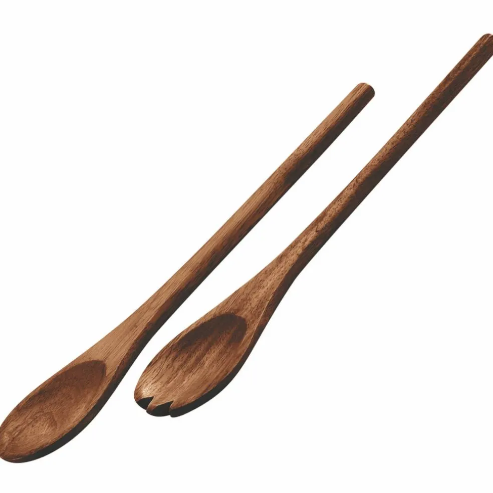 Salatbestikk 35 cm, akasie