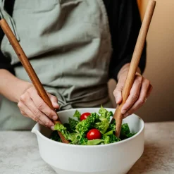 Salatbestikk 35 cm, akasie