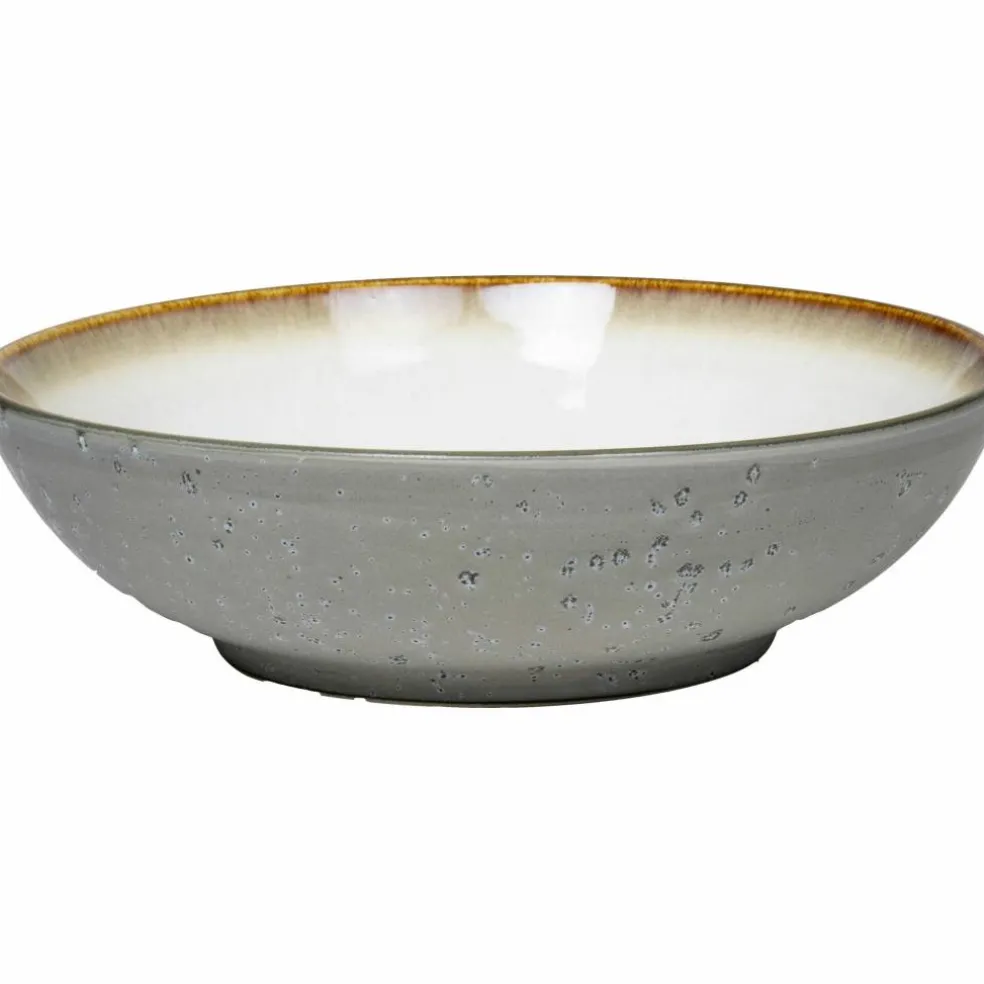 Salatskål 24 cm grå/creme