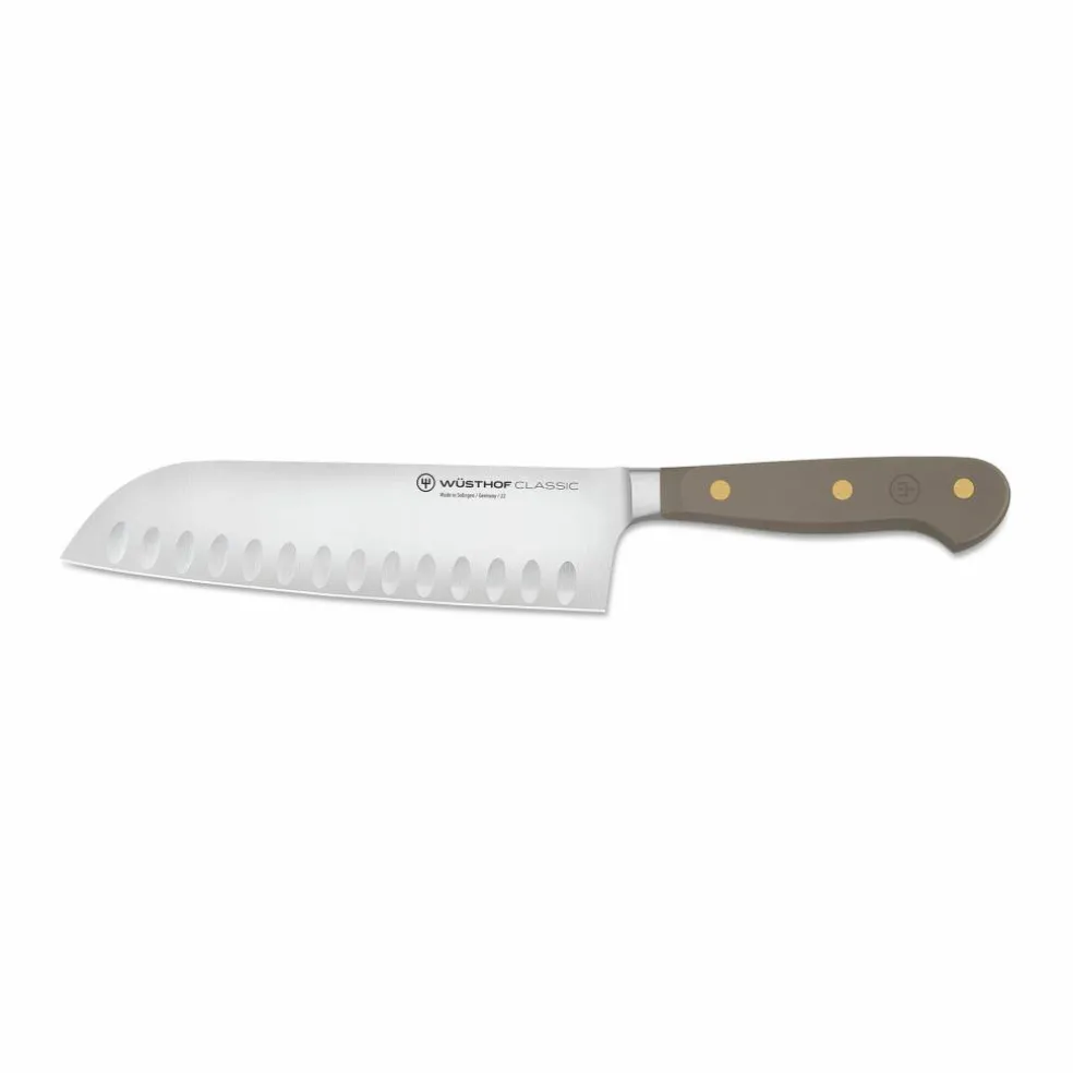 Santokukniv Classic Farge Blåbær 17cm
